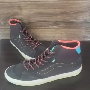 New Vans The Lizzie Translucent Gray Multi Mid Sneakers