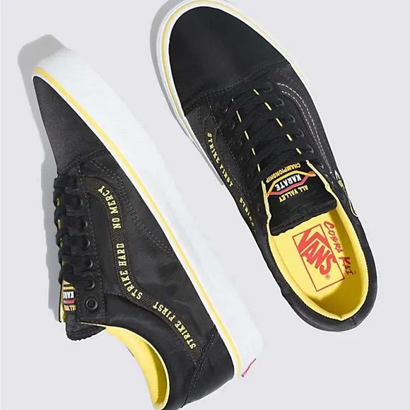 NEW VANS X COBRA KAI SHOES SNEAKERS OLD SKOOL RARE BIG BOYS 5.5 KARATE
