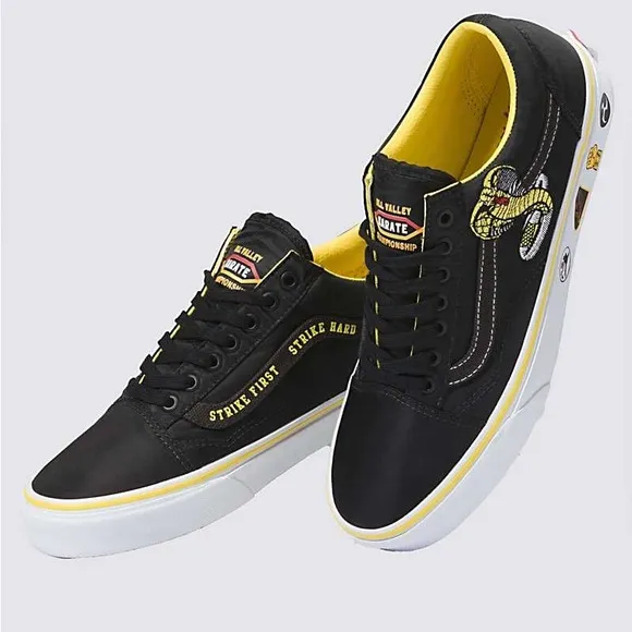 NEW VANS X COBRA KAI SHOES SNEAKERS OLD SKOOL RARE BIG BOYS 5.5 KARATE