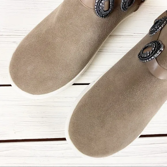 NEW Very Volatile Menloh Taupe Boho Sneakers 7