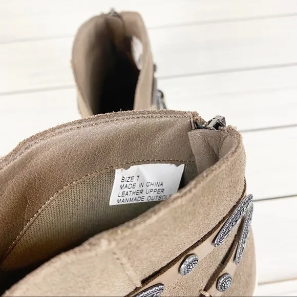 NEW Very Volatile Menloh Taupe Boho Sneakers 7