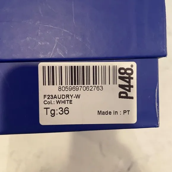 NEW WITH BOX P448 AUDRY SNEAKERS SIZE 36!