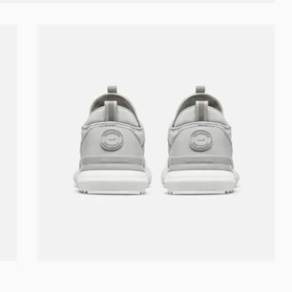 NEW with Case TRUE Linkswear LUX G Waterproof Golf Shoes, White/Gray Size 11 1/2
