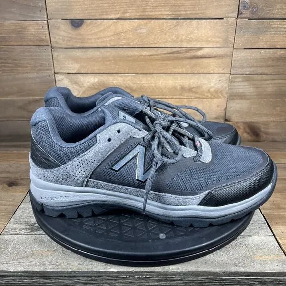 New Balance 669 MW669BR Hiking Walking Gray Lace Up Shoes Mens Size 9D