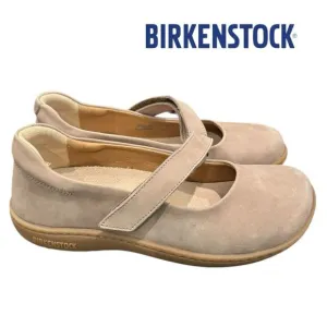 NEW Birkenstock Lora Mary Jane Suede Leather Shoes 36  5