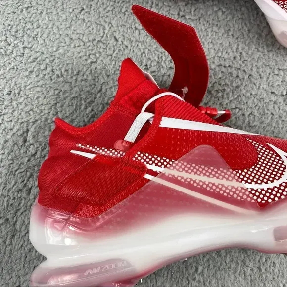 NEW NIKE FORCE Zoom Metal Trout 7 Mens 12 Baseball Cleats Red White Shoes Sports