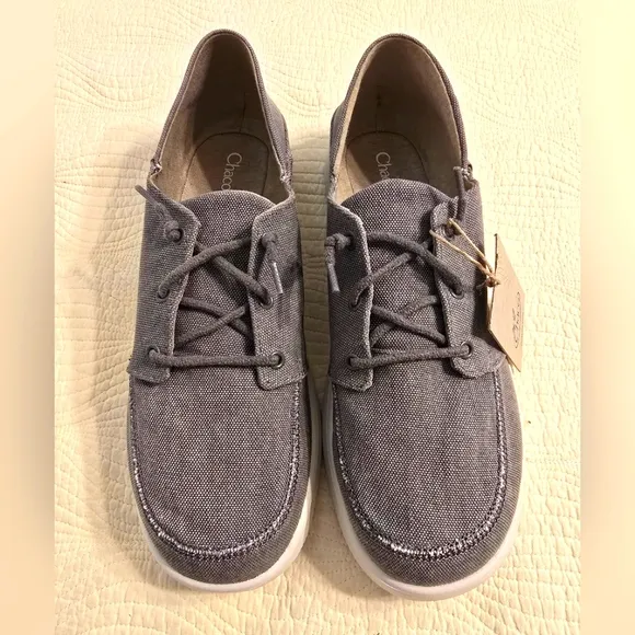 NIB Chaco Men's Chillo Gray Canvas Sneakers