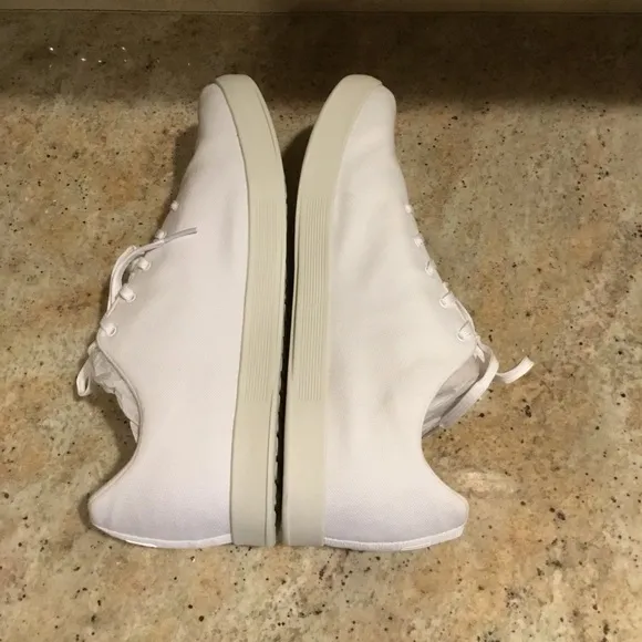 NIB NOBULL Men’s Canvas Trainer Low Sneakers White Ivory