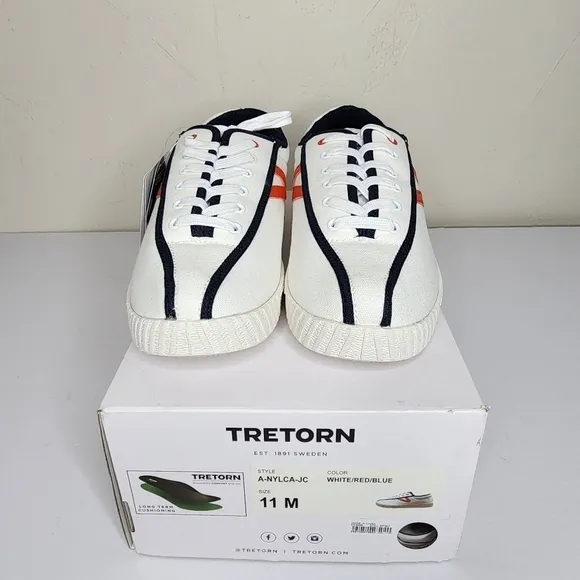 NIB TRETORN  X J. Crew Nylite Canvas Sneakers Size 11M