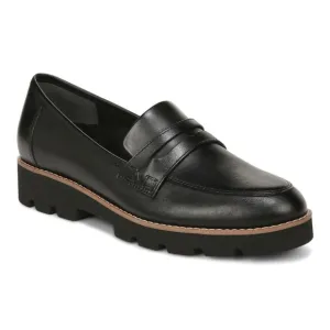 NIB Vionic Cheryl II Penny Loafer Shoes Lug Sole Slip-On Comfy Leather Black 10