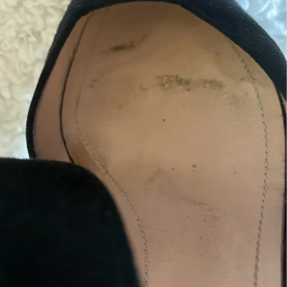 Nicholas Kirkwood Black Suede Leda Pointy Toe Heels Size 7.5