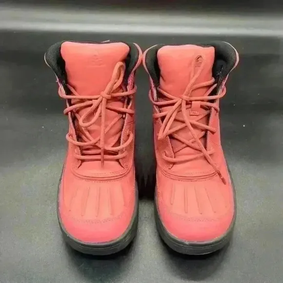 Nike ACG Woodside 2 High GS Youth Size 3Y Redwood Rain Duck Boots 524873-800 EUC