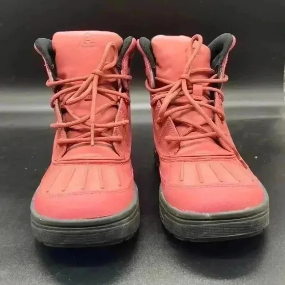 Nike ACG Woodside 2 High GS Youth Size 3Y Redwood Rain Duck Boots 524873-800 EUC