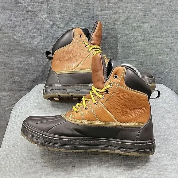 Nike ACG Woodside Hiking Brown Duck Boots Men's Size 9 386469-200