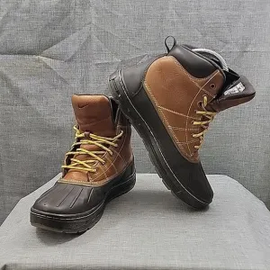 Nike ACG Woodside Hiking Brown Duck Boots Men's Size 9 386469-200