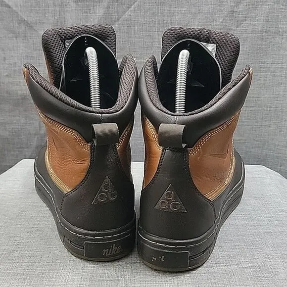 Nike ACG Woodside Hiking Brown Duck Boots Men's Size 9 386469-200
