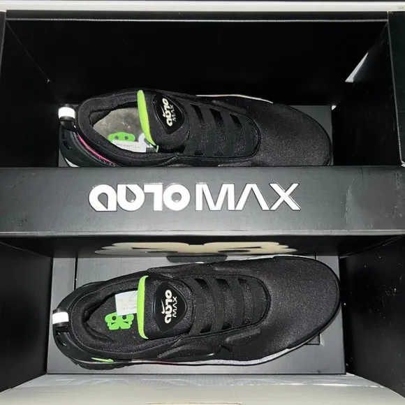 Nike Adapt Auto Max Black Fireberry Green