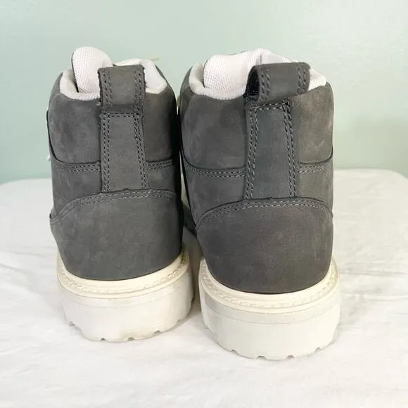 Nike Air ACG Gray Chunky Platform Lace Up High Top Hiking Sneaker Boots Size 8