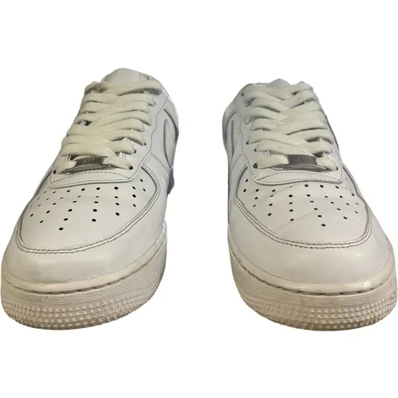Nike Air Force 1 07 Triple White Casual Lifestyle Sneakers CW2288-111 Size 8.5
