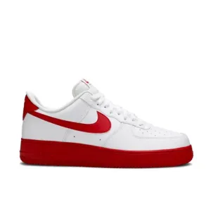 Nike Air Force 1 Low 'White Red Sole' White and Red Sneakers Kids Size 1
