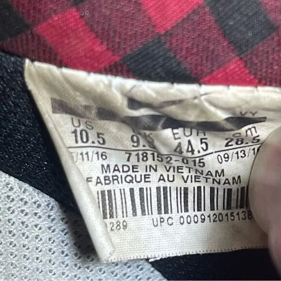 Nike Air Force 1 'Lumberjack' Plaid Mens Size 10.5 Shoes Sneaker 718152-015