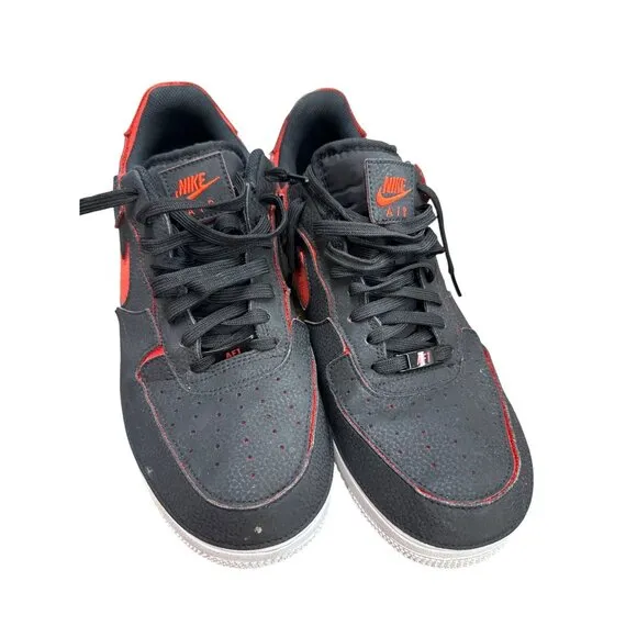 Nike Air Force 1 Mens black chile low shoes sneakers 11 SKU 6826