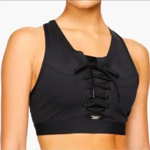 NIKE “AIR FORCE ONE” BLACK crop top / sports bra -NWT |
