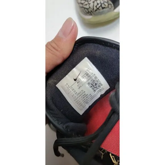 Nike Air Jordan ADG Black Cement Men's Golf Shoes Size US 12‎ (AR7995-001)