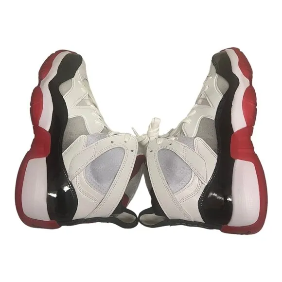 Nike Air Jordan Jumpman Two Trey Shoes Bred White Black Red Men's 12 DO1925-106