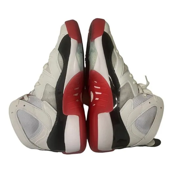 Nike Air Jordan Jumpman Two Trey Shoes Bred White Black Red Men's 12 DO1925-106