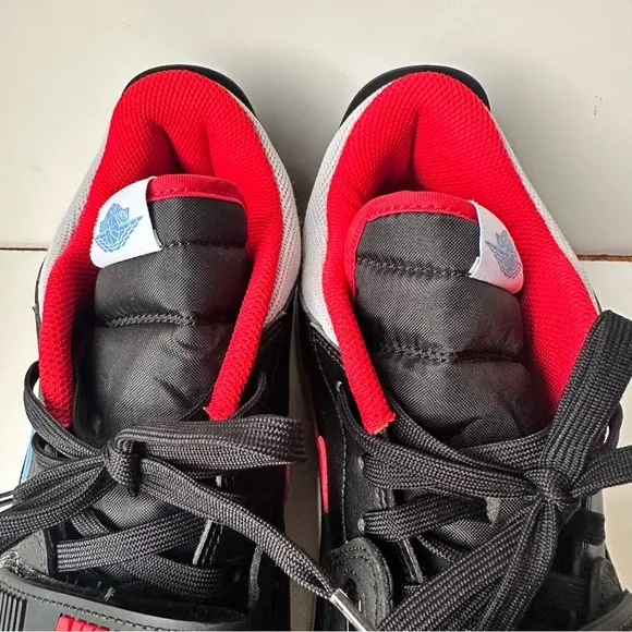 Nike Air Jordan Legacy Mens Size 9.5 Black Red Blue Athletic Shoes Sneakers