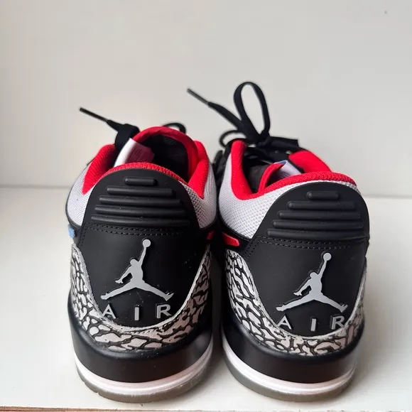 Nike Air Jordan Legacy Mens Size 9.5 Black Red Blue Athletic Shoes Sneakers