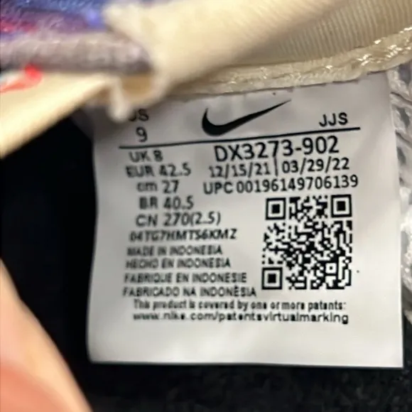 Nike Air Kukini Pixel Men's Shoes Multi-White-Off Noir DX3273-902