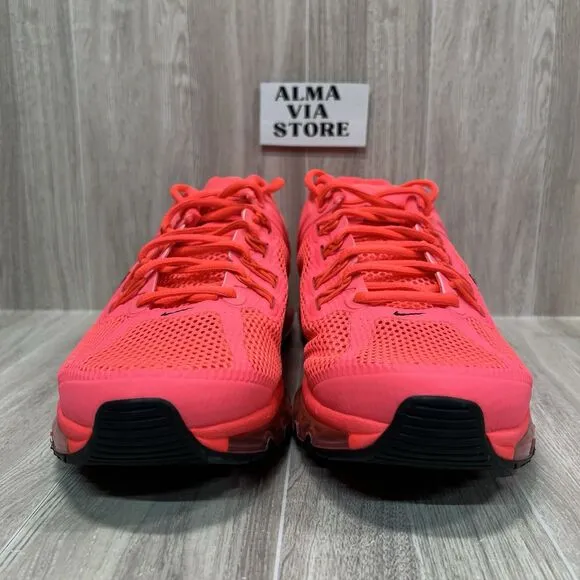 Nike Air Max 2013 Hot Punch Black Bright Crimson Casual Shoes HF3660-600 Size 9