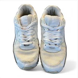 NIKE Air Max 90 Sneakers, White, 9
