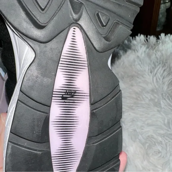 Nike air Max 95 Premium Gray Purple Excellence like new condition Sz 7 women’s