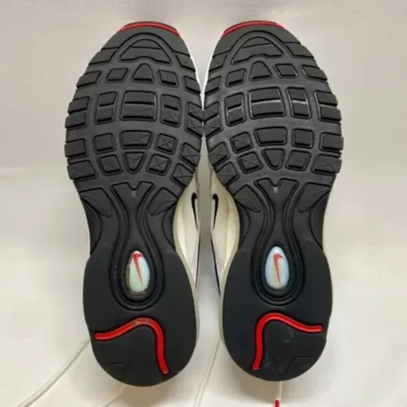 Nike Air Max 97 Gundam Men's USA 10 White University Red Blue CW6986-100 GUC/EUC