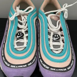 Nike Air Max 97 ‘Have A Nike Day’ Blue and Pink Sneakers (2019)