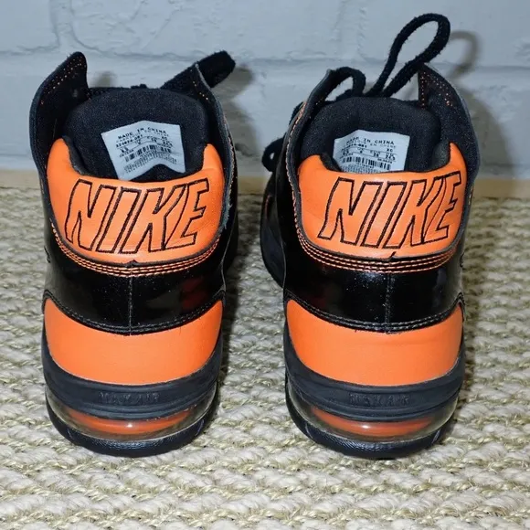 Nike Air Max Bizness Basketball Shoes Black Orange 324824-081 men’s / youth 6.5
