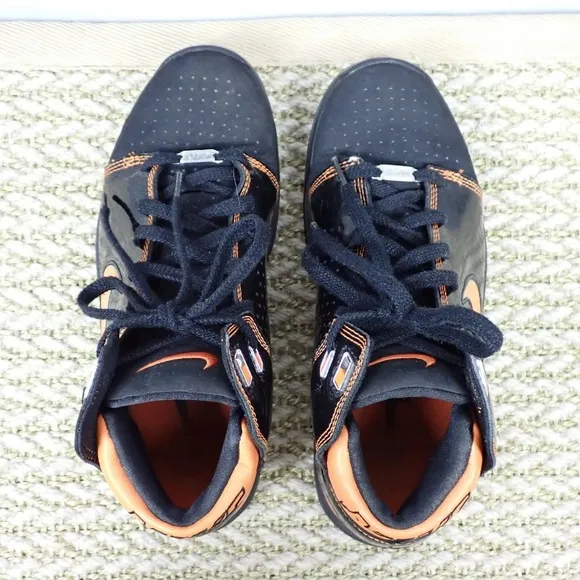 Nike Air Max Bizness Basketball Shoes Black Orange 324824-081 men’s / youth 6.5