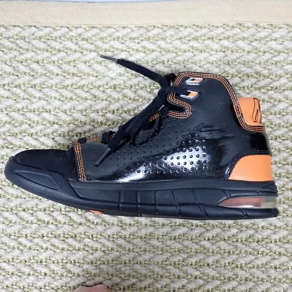 Nike Air Max Bizness Basketball Shoes Black Orange 324824-081 men’s / youth 6.5