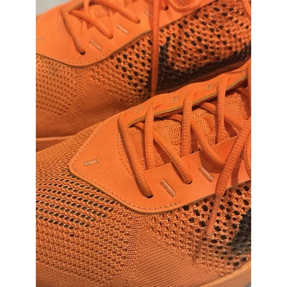 Nike Air Max Flyknit Racer FD0762-800 Athletic Shoes Orange Sneakers Men Size 15