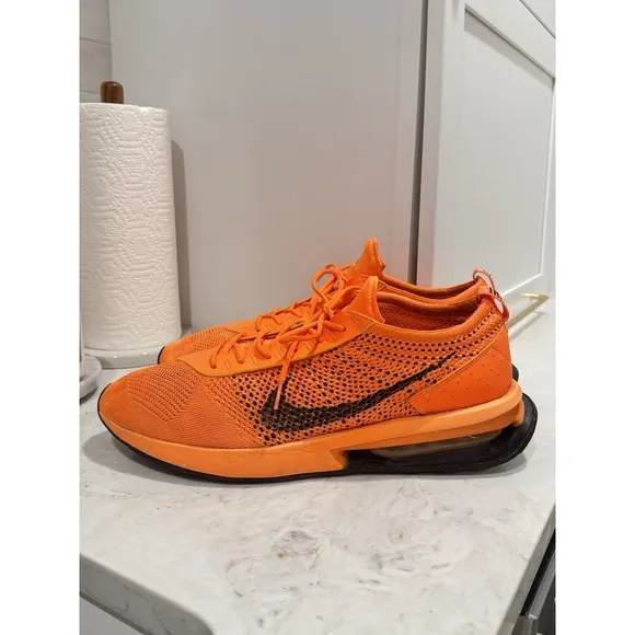 Nike Air Max Flyknit Racer FD0762-800 Athletic Shoes Orange Sneakers Men Size 15