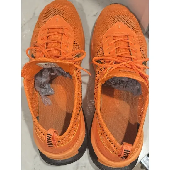 Nike Air Max Flyknit Racer FD0762-800 Athletic Shoes Orange Sneakers Men Size 15
