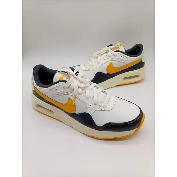 Nike Air Max SC Casual Sneakers Mens 9.5 Sail / University Gold Shoes FQ0205 133
