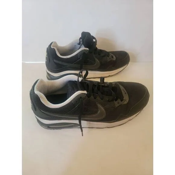 Nike Air Max Men's Black Skyline Lace-Up Athletic Running Shoes Size 9.5