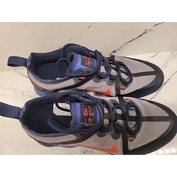 NIKE AIR VAPORMAX 2019 (GS) DARK GREY/BLUE ORANGE US SZ 5Y‎