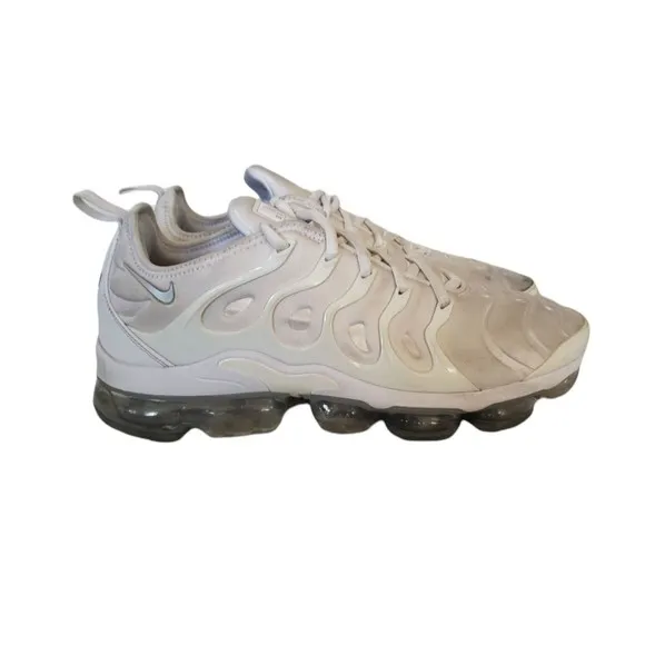 Nike Air VaporMax Plus &quot;White Platinum&quot; Sneakers  Men's Size 10