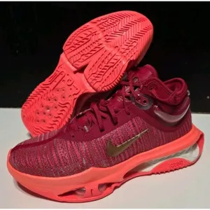 Nike Air Zoom GT Jump 2 Basketball Shoes Mystic Hibiscus DJ9431-603 Men's Sz 9.5