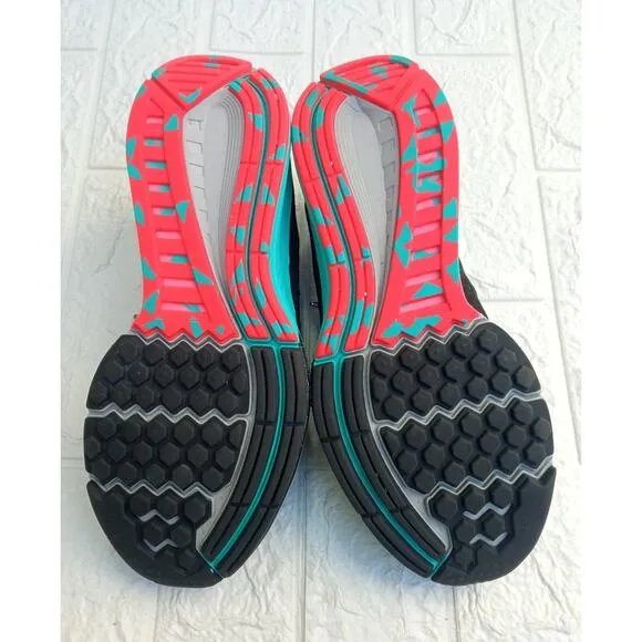 NIKE AIR ZOOM STRUCTURE 18 WOMEN'S SHOES Gray Black Jade SIZE 8